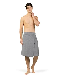 Linum Home Men's Terry Bath Wrap