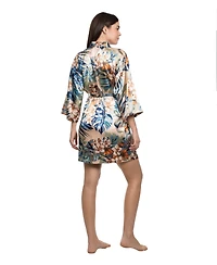 Linea Donatella Women's Printed Self-Tie Wrapper
