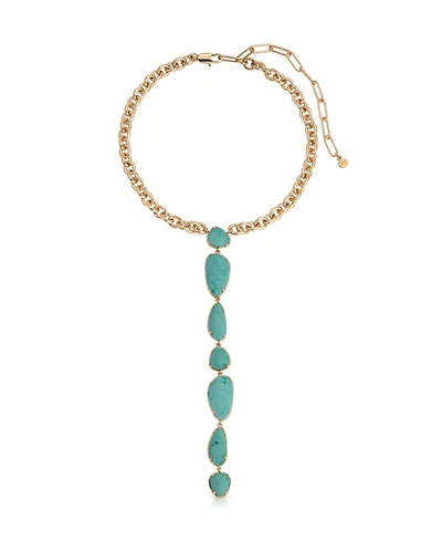 Ettika Gold-Plated Majestic Stone Necklace