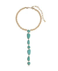 Ettika Gold-Plated Majestic Stone Necklace