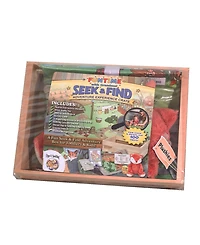 Pipp & Spalding Funtime with Grandma Toddler Springtime in The Woodlands Seek-and-Find Adventure Experience, 18-Piece Crate Set