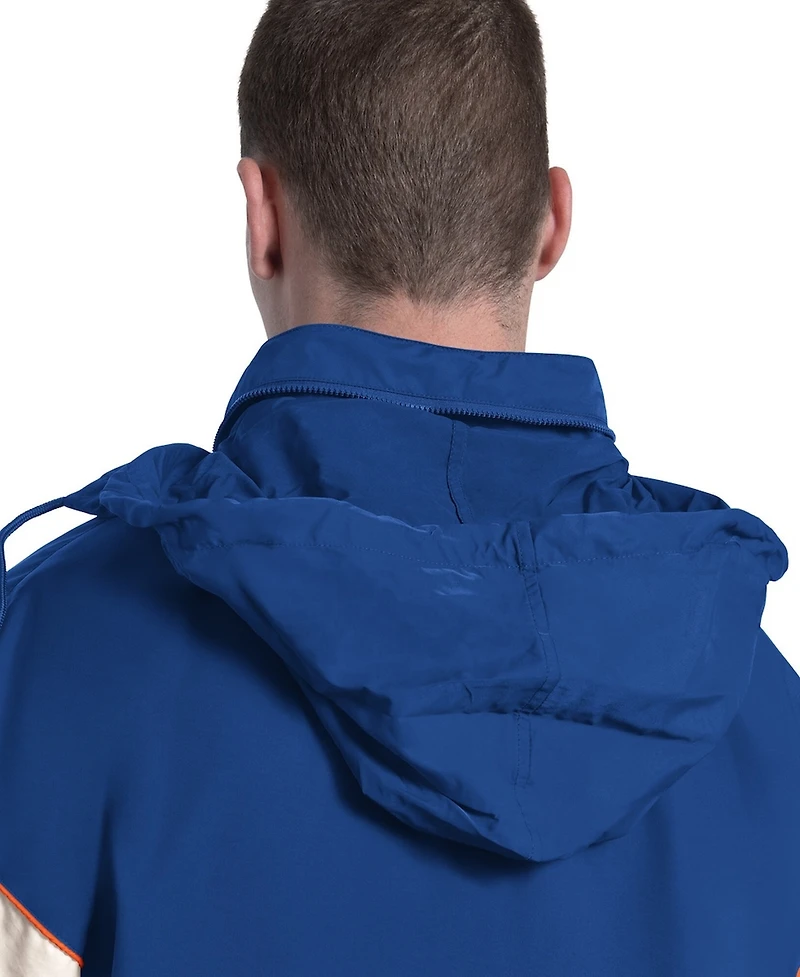 Starter Men's Royal New York Knicks The Gust Full-Zip Hooded Jacket