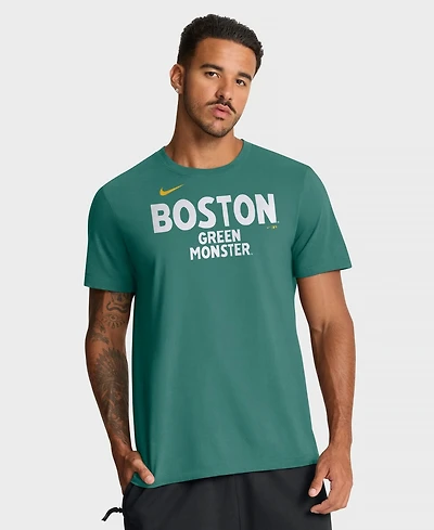 Nike Men's Green Boston Red Sox City Connect Wordmark T-Shirt