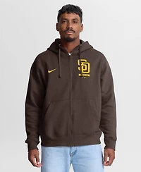 Nike Men's Brown San Diego Padres Primetime Lockup Full-Zip Hoodie