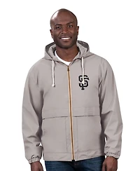 G-iii Sports by Carl Banks Men's Gray San Francisco Giants Full-Zip Rain Jacket