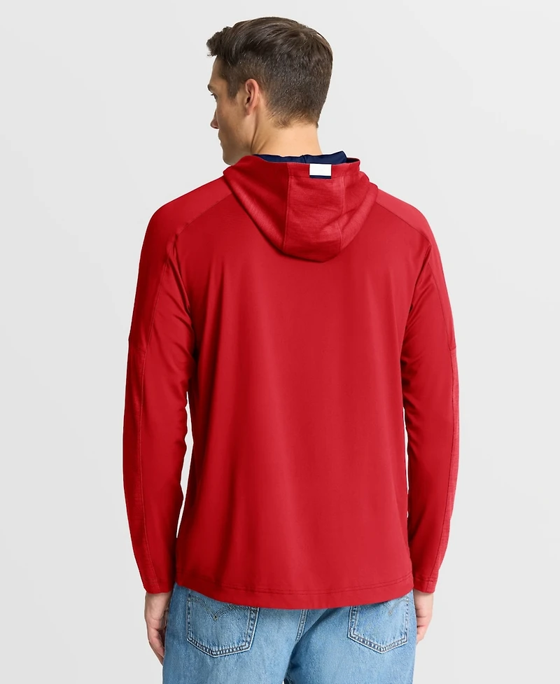 Fanatics Men's Red Washington Capitals Penalty Shot Long Sleeve Hoodie T-Shirt