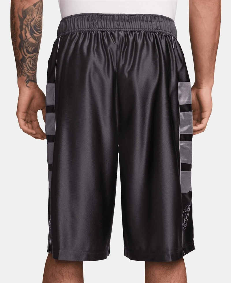 Jordan Men's Black Paris Saint-Germain Cat Scratch Shorts