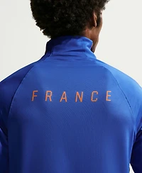 Nike Men's Blue France National Team 2026 Strike Dri-fit Quarter-Zip Drill Top