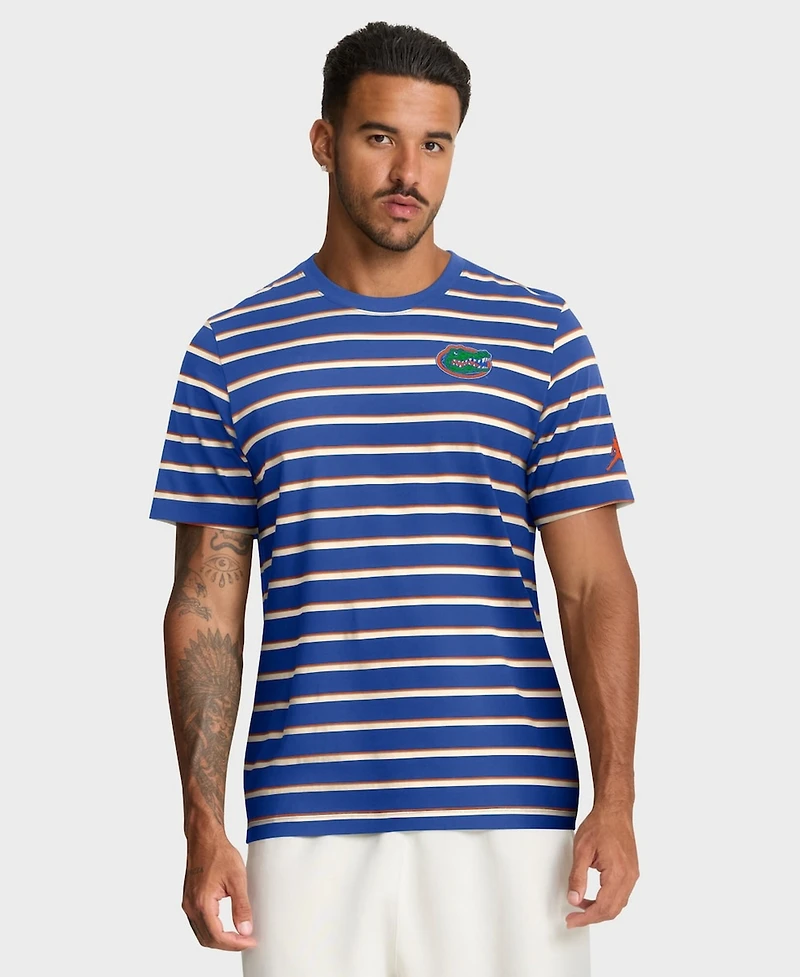 Jordan Men's Royal Florida Gators Athletic Prep Legacy Summit Stripe T-Shirt