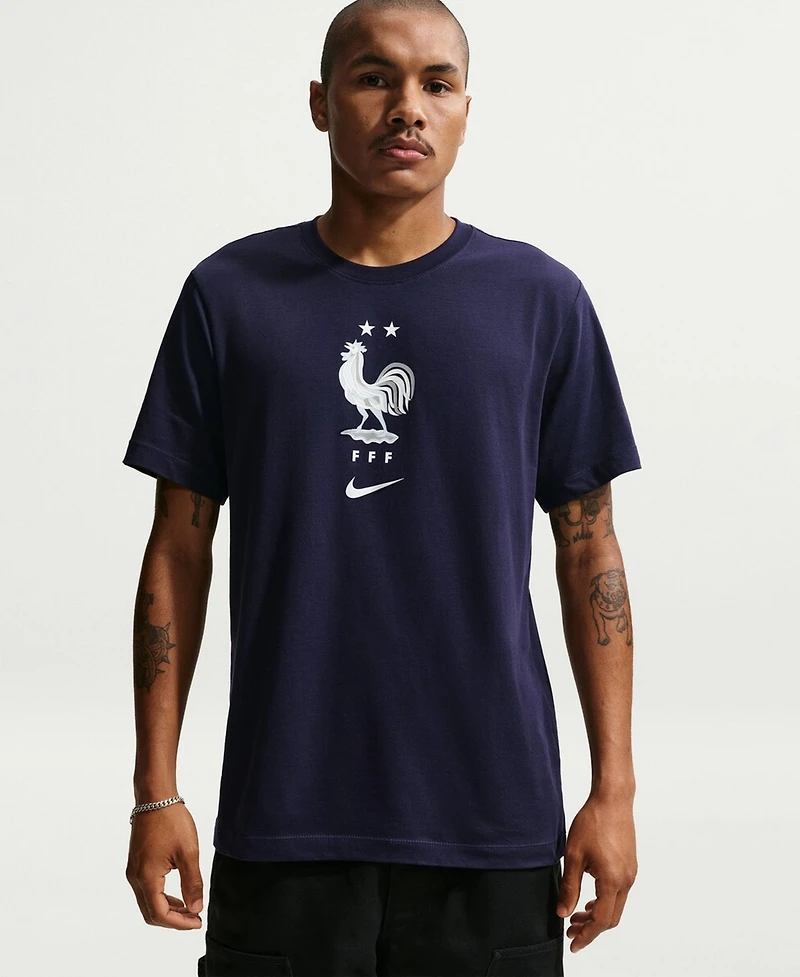 Nike Men's Blue France National Team Crest T-Shirt