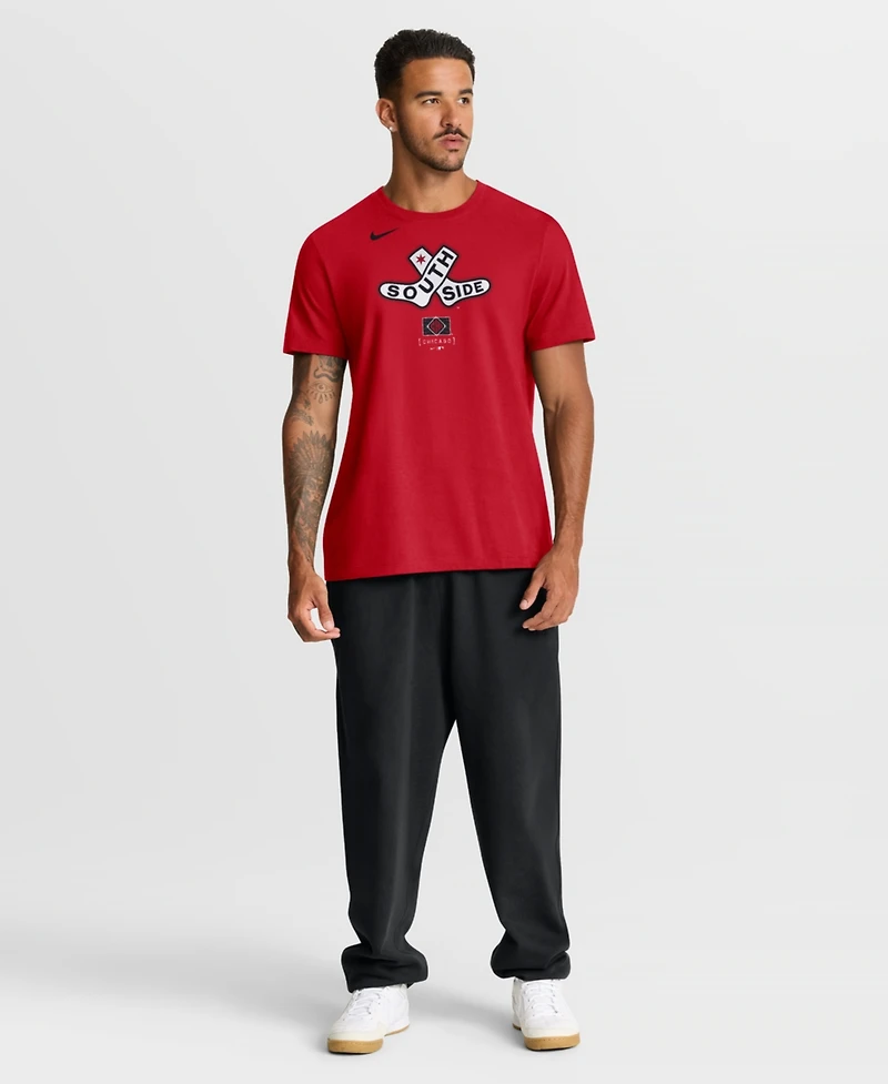 Nike Men's Red Chicago White Sox City Connect Large Logo T-Shirt
