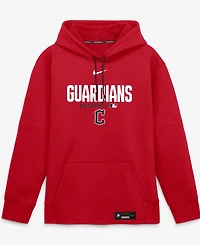 Nike Men's Red Cleveland Guardians Authentic Collection Therma-fit Hoodie