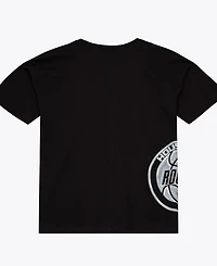 Mitchell & Ness Men's Black Houston Rockets Chrome Heritage T-Shirt
