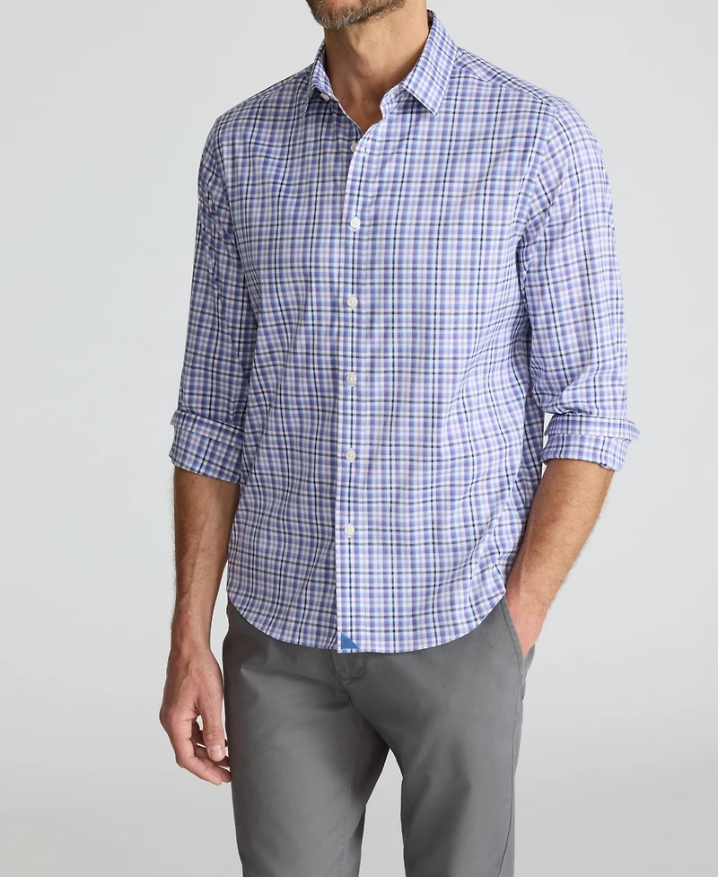 UNTUCKit Men's Slim Fit Wrinkle-Free Cotton Tek Winterfield Button Up Shirt
