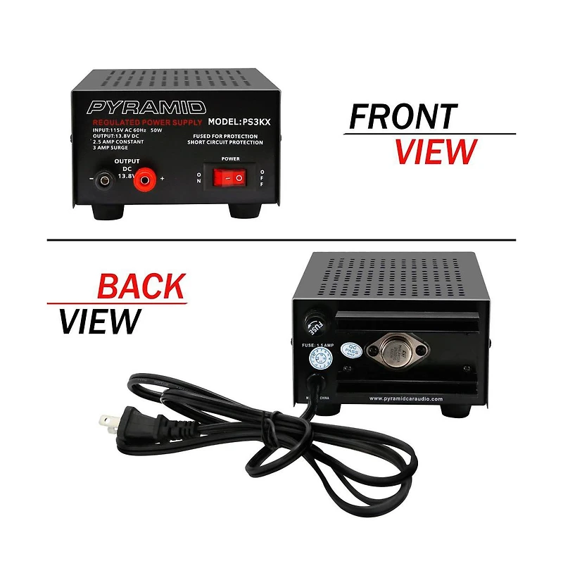 Pyramid Bench Power Supply, Ac-to-dc Power Converter (2.5 Amp