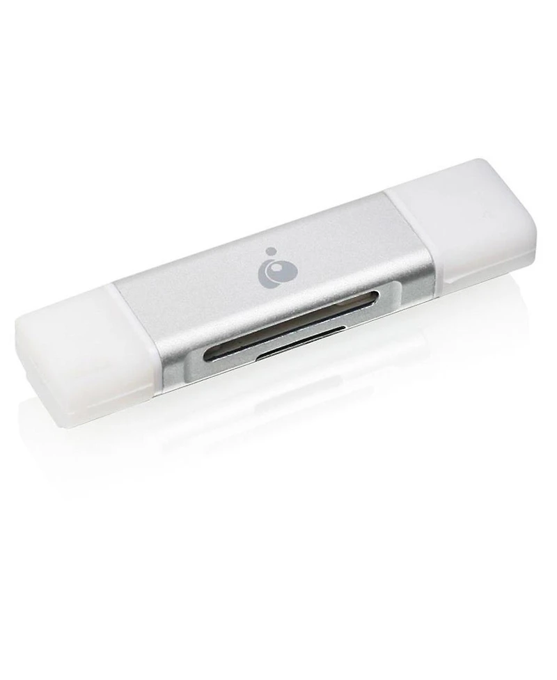 Iogear Usb C Duo Card Reader Sd MicroSD Mmc Rs Mmc