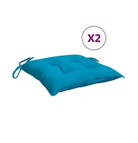 vidaXL Chair Cushions 2 pieces 15.7"x15.7"x2.8" Oxford Fabric