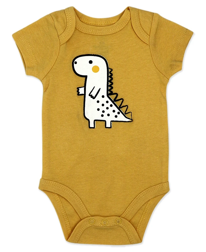 Baby Mode Boys' Short-Sleeve T-Shirt, Bodysuit and Shorts
