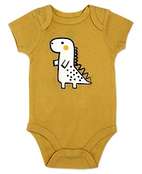 Baby Mode Boys' Short-Sleeve T-Shirt, Bodysuit and Shorts