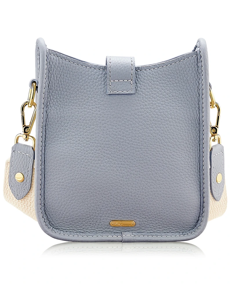 GiGi New York Ellie Pebble Leather Mini Crossbody Handbag