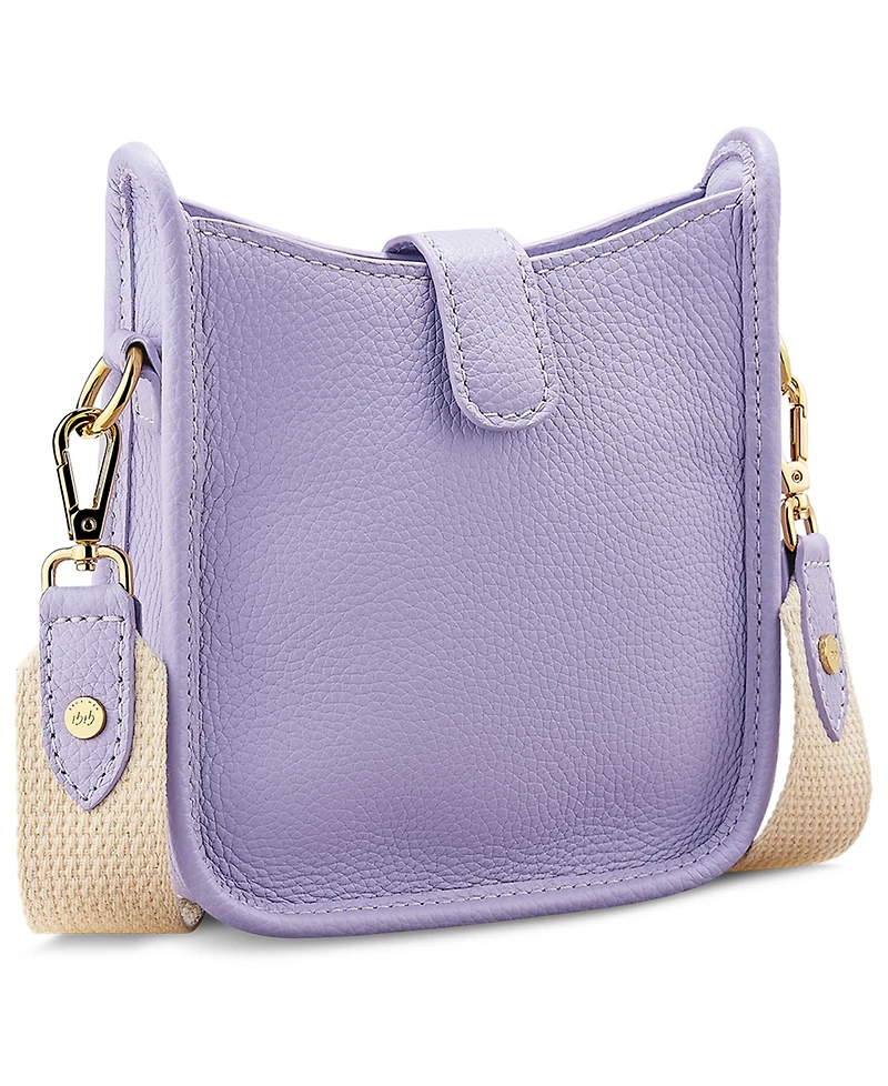 GiGi New York Ellie Pebble Leather Mini Crossbody Handbag