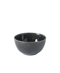 Gibson Home Sandy Pines 4 Piece Nesting Bowl Set, 4", 5.5", 7" and 9" Round Reactive Stoneware Bowls, Mixing, Prep Serving Bowls
