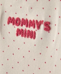 Carter's Baby Girls' Mommy's Mini Heart Bodysuit and Pant, 2-Piece Set