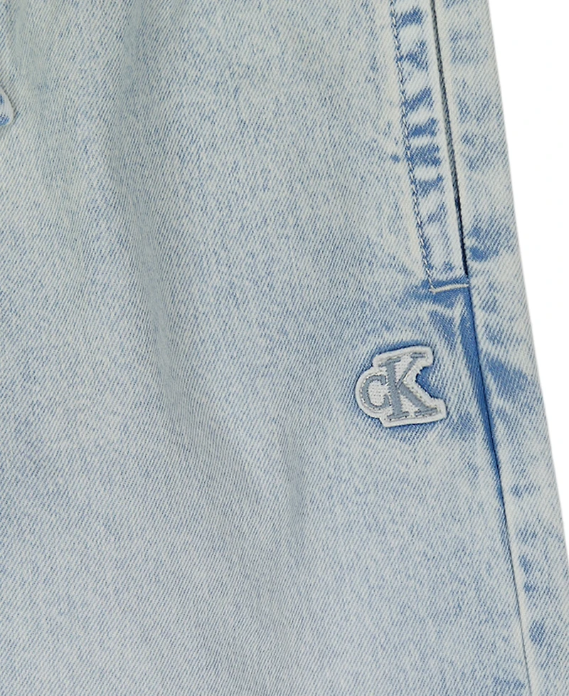 Calvin Klein Girls' 7-16 Wide-Leg Denim Jeans
