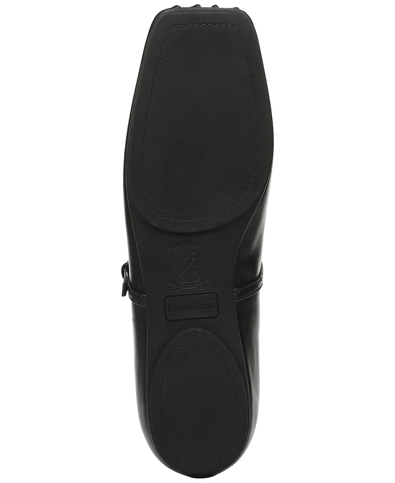 Franco Sarto Women's Oriel Square Toe Mary Jane Flats