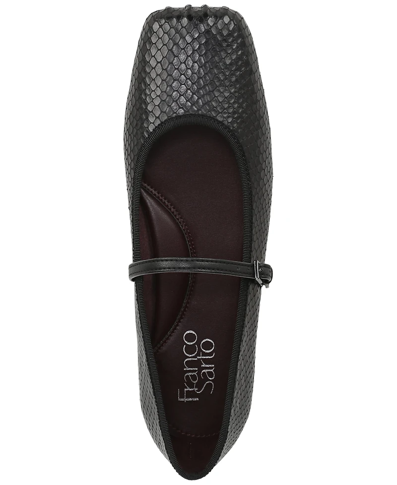 Franco Sarto Women's Oriel Square Toe Mary Jane Flats