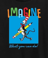 Hybrid Apparel Plus Dr. Seuss Imagine What you can do Graphic T-Shirt
