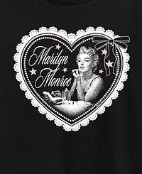 Hybrid Apparel Plus Marilyn Monroe Coquette Heart Graphic T-Shirt
