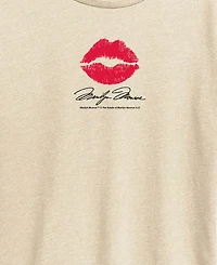 Hybrid Apparel Plus Marilyn Monroe Lipstick Kiss Graphic T-Shirt