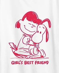 Hybrid Apparel Plus Peanuts Girls Best Friend Lucy Snoopy Graphic T-Shirt