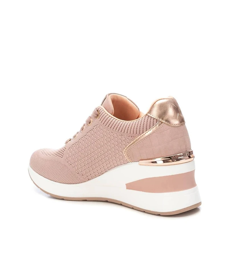 Xti Women's Wedge Lace-Up Sneakers