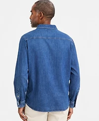 Club Room Men's Denim Overshirt, Macy's Exclusive