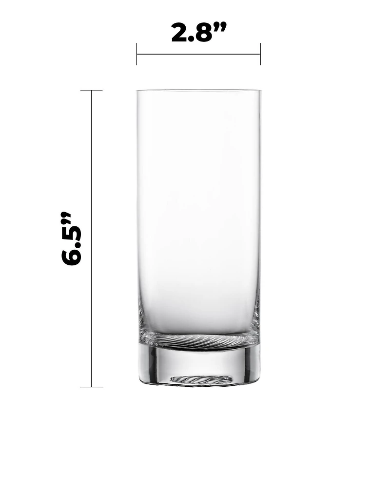 Zwiesel Glas Echo Longdrink Glasses, Set of 4