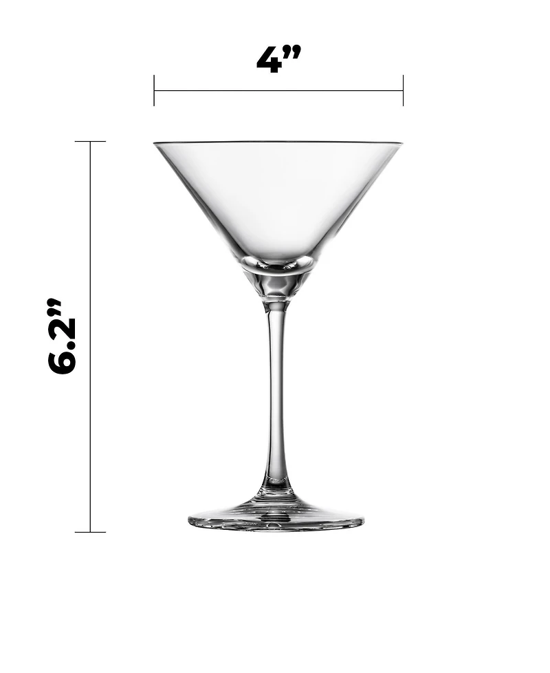 Zwiesel Glas Echo Martini Glasses, Set of 4