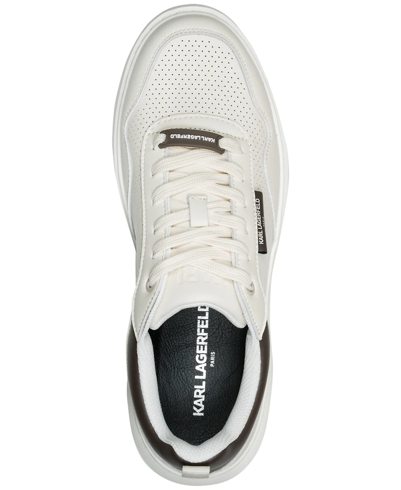 Karl Lagerfeld Men's Pharaon Perforated Lace-Up Sneakers