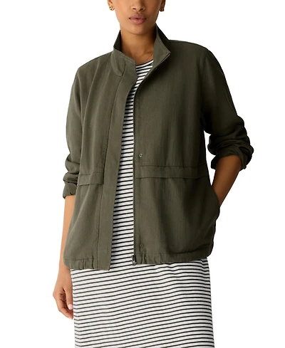 Eileen Fisher Women's Zip-Up Jacket, Regular and Plus