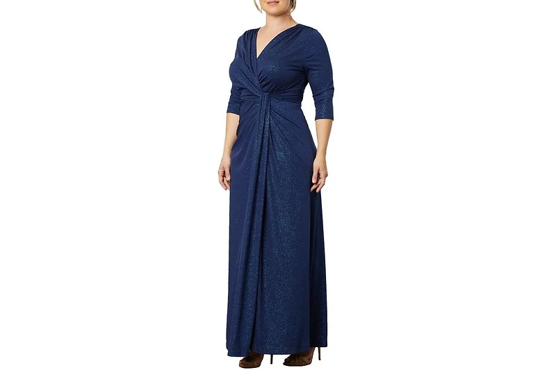 Kiyonna Women's Plus Romanced by Moonlight Long Gown