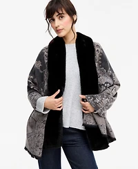 I.n.c. International Concepts Women's Brocade Floral Wrap Scarf, Macy's Exclusive