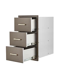 gaomon Outdoor Stainless Steel Kitchen Drawers for Kitchen Island, Patio Grill Station