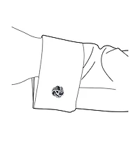 Bling Jewelry Solid Double Sided Twisted Love Knot Cufflinks for Dad Groomsmen .925 Sterling Silver Gift