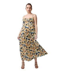 Ingrid + Isabel Maternity Printed Poplin Maxi