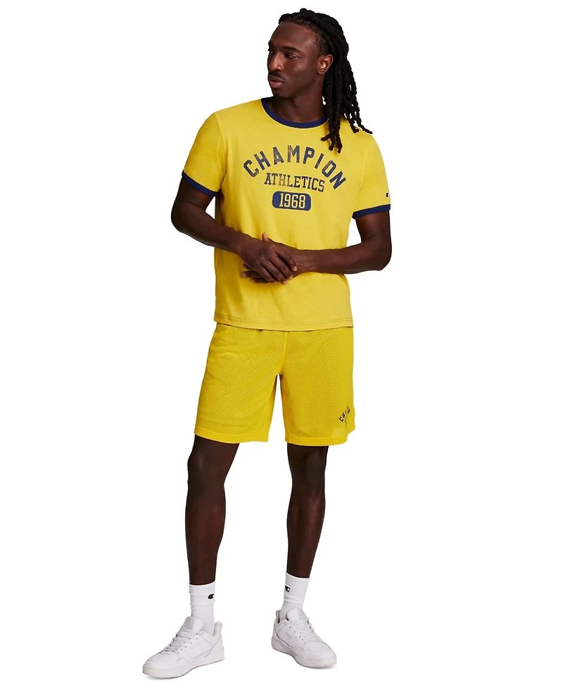 Champion Men's Double Layer Athletics Graphic Shorts