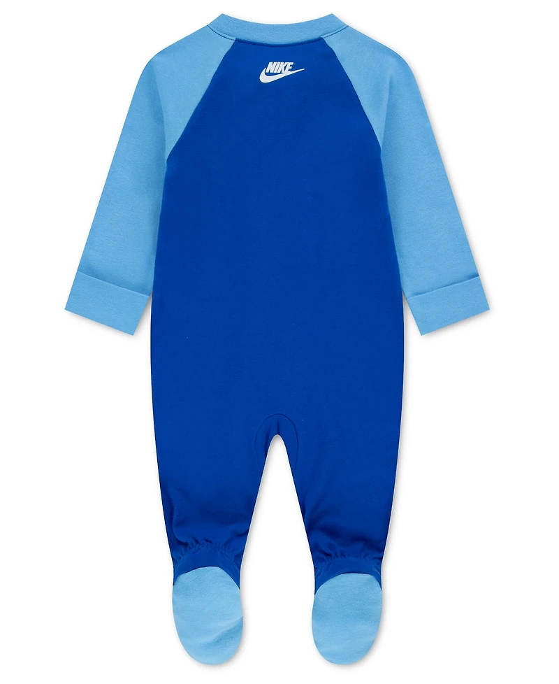 Nike Sportswear Baby Boys' Herringbone Cotton Footed Coverall
