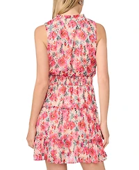 Sam & Jess Women's Sleeveless V-Neck Tiered Dress