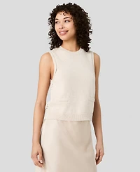 French Connection Women's Mozart Crewneck Sleeveless Knit Top