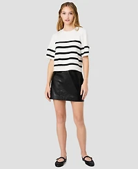 French Connection Women's Sloane Knit Short-Sleeve Top